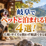岐阜でペットと泊まれる宿4選！犬種・サイズを問わず相談できる宿