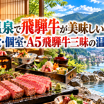 下呂温泉で飛騨牛が美味しい宿5選!部屋食・個室・A5飛騨牛三昧の温泉旅館を紹介