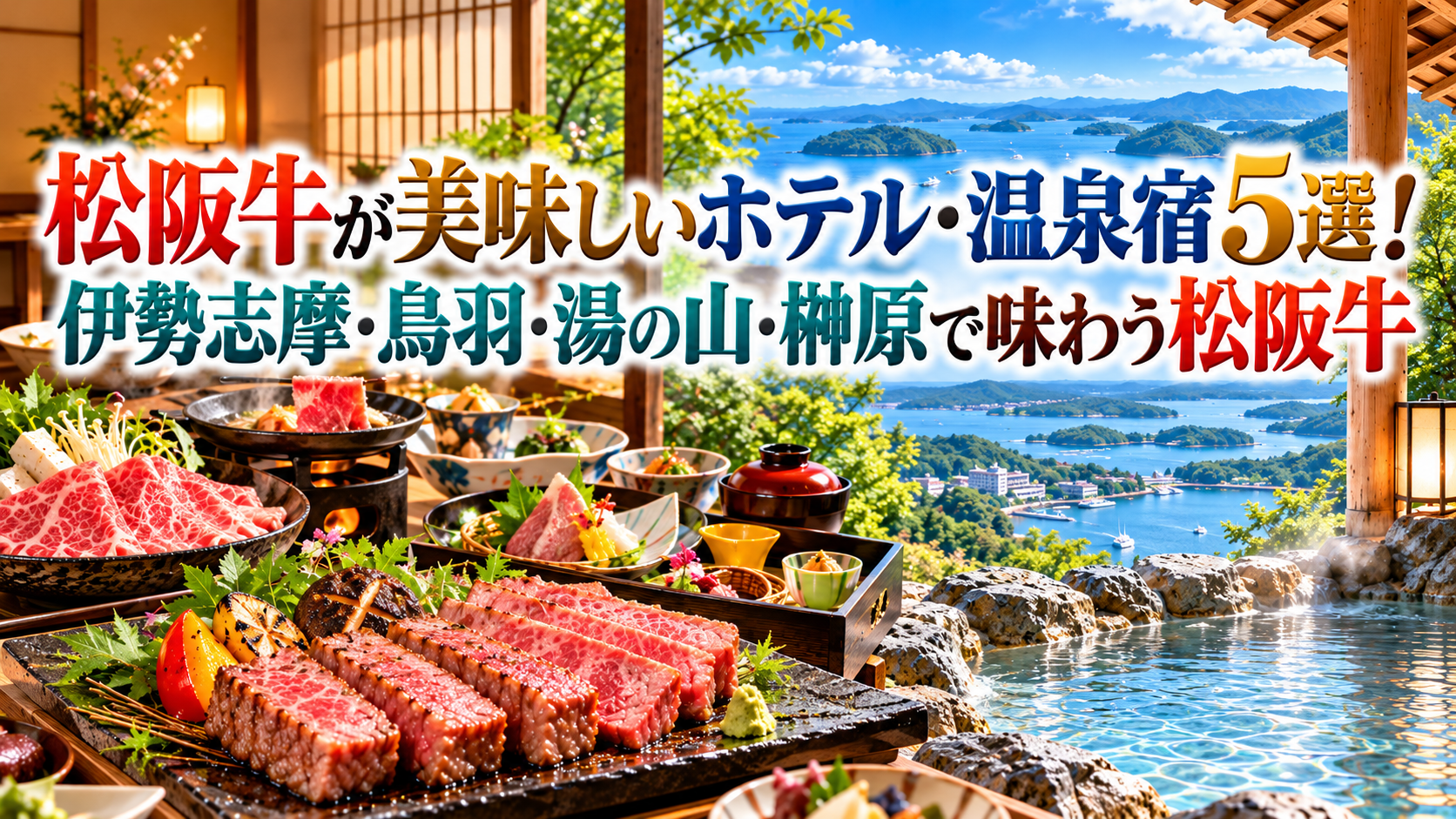 松阪牛が美味しいホテル・温泉宿5選！伊勢志摩・鳥羽・湯の山・榊原で味わう松阪牛