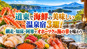道東で海鮮の美味しい温泉宿3選！網走・知床・阿寒でオホーツクの海の幸を味わう